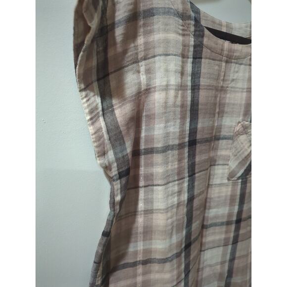 Akemi + Kin Anthropologie Plaid Tunic Top - Picture 4 of 7